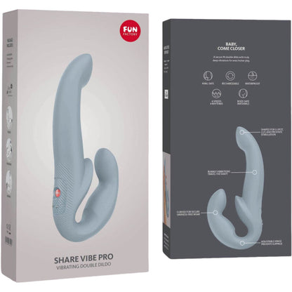 FUN FACTORY - SHARE VIBE PRO VIBRADOR DOBLE VIOLETA