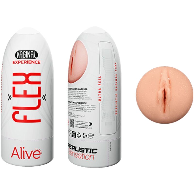 ALIVE - FLEX MASTURBATEUR VAGINAL POUR HOMMES TAILLE M