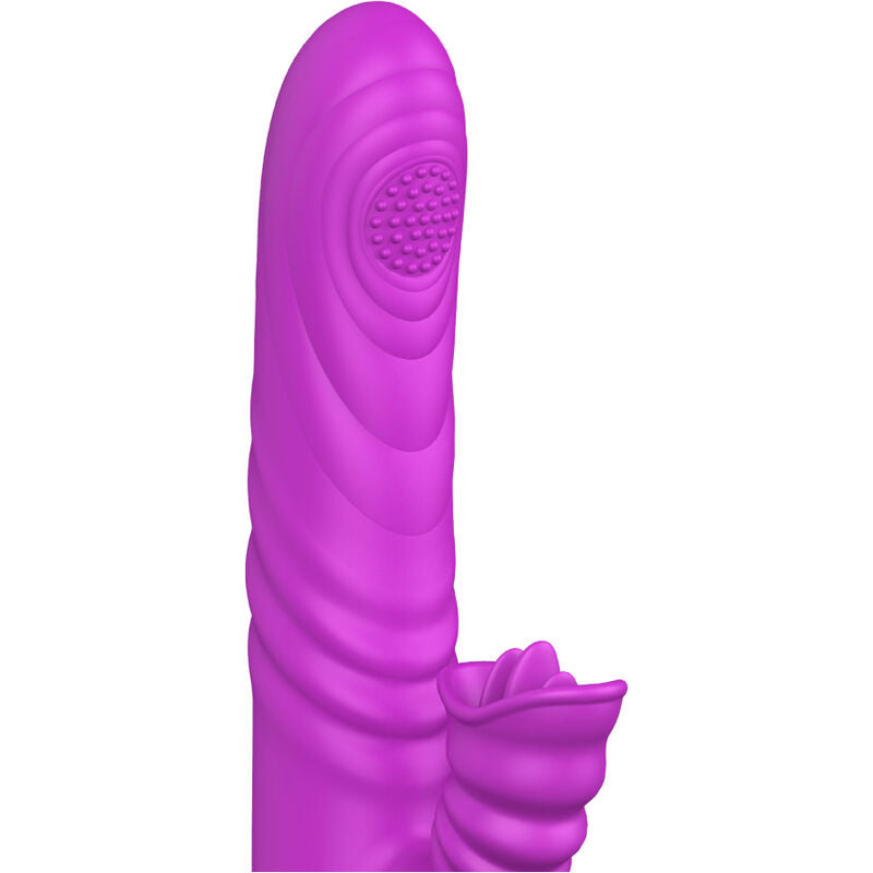 ARMONY - ANGELIA VIBRATEUR MULTIFONCTION AVEC LANGUE STIMULANTE EFFET CHALEUR VIOLET