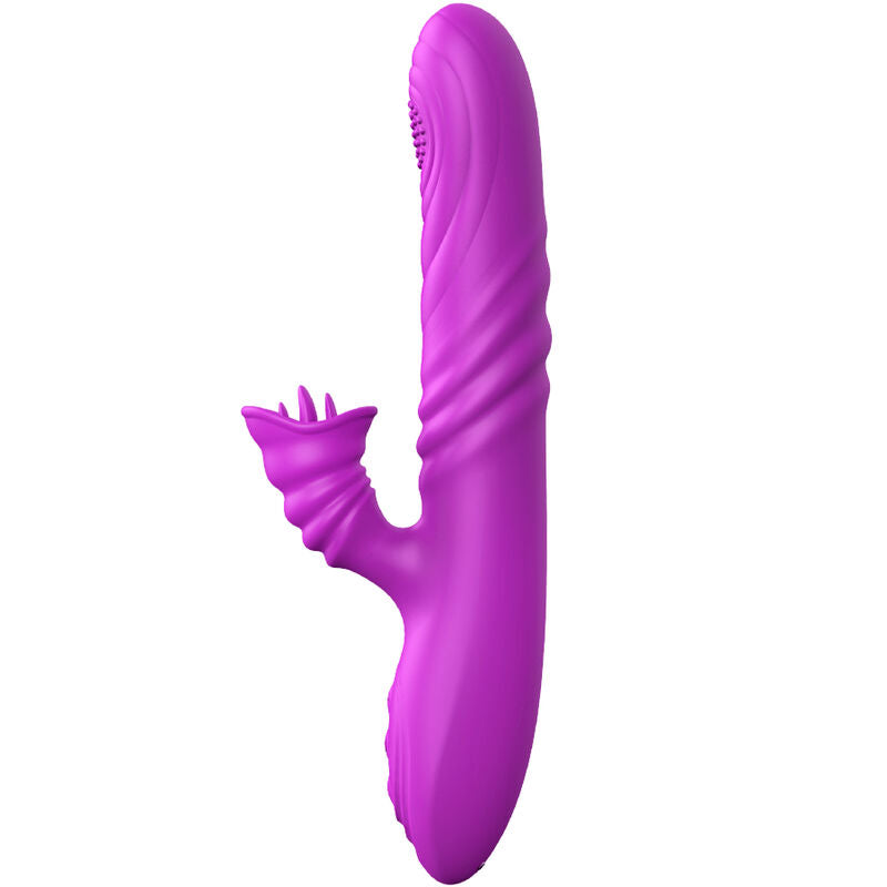 ARMONY - ANGELIA VIBRATEUR MULTIFONCTION AVEC LANGUE STIMULANTE EFFET CHALEUR VIOLET