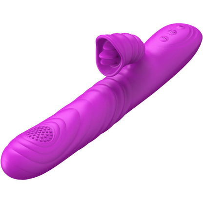 ARMONY - ANGELIA VIBRATEUR MULTIFONCTION AVEC LANGUE STIMULANTE EFFET CHALEUR VIOLET