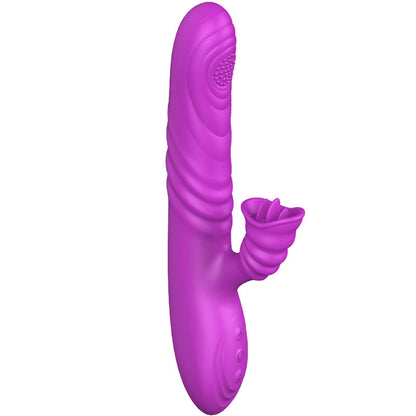 ARMONY - ANGELIA VIBRATEUR MULTIFONCTION AVEC LANGUE STIMULANTE EFFET CHALEUR VIOLET