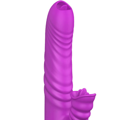 ARMONY - ANGELIA VIBRATEUR MULTIFONCTIONNEL DOUBLE LANGUE AVEC EFFET CHALEUR VIOLETTE