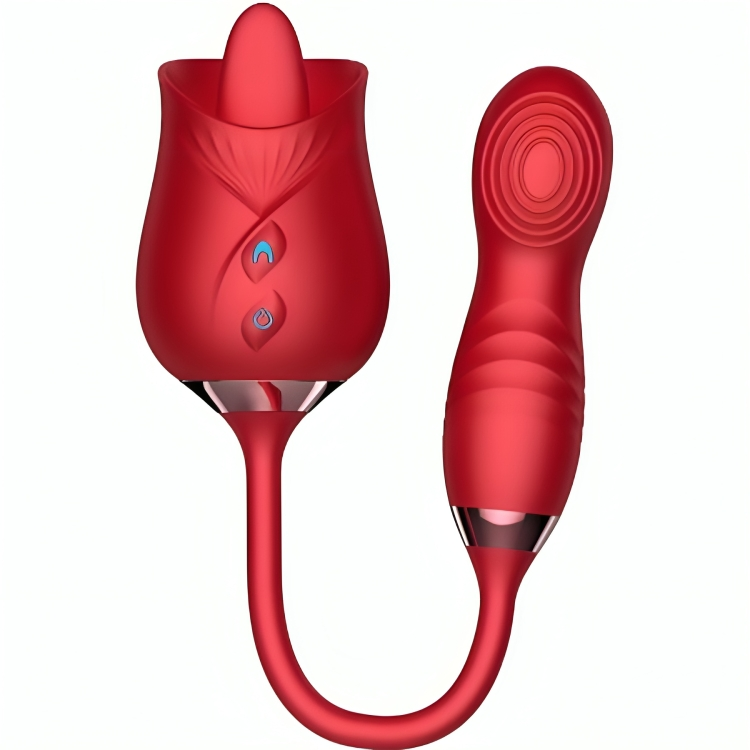 ARMONY - DELIGHT FLOWER VIBRATOR & BUMPING WITH RED TONGUE