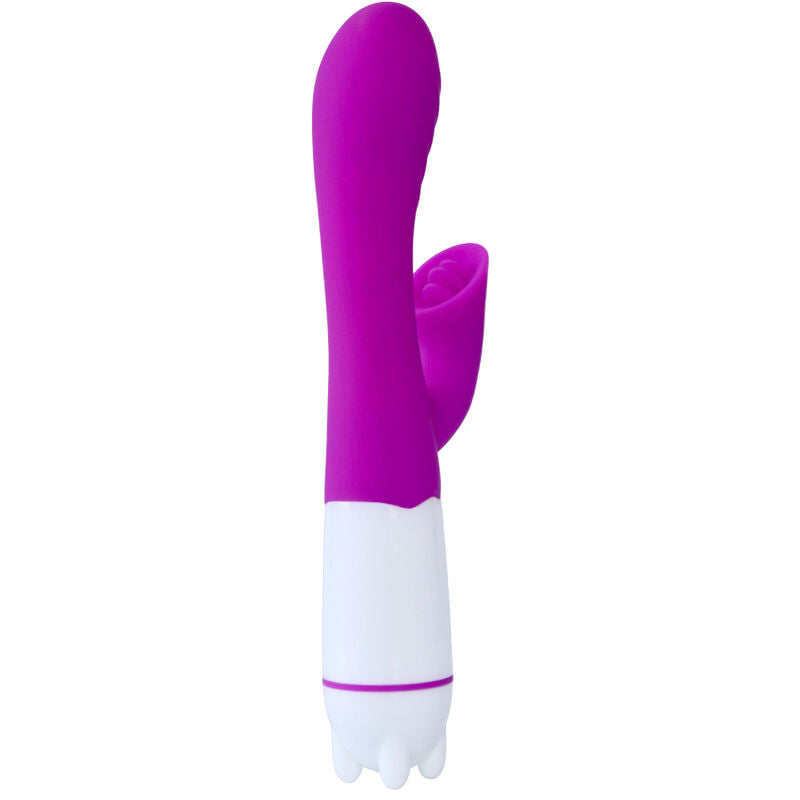 ARMONY - VIBRATEUR ET STIMULATEUR HAPPY AVEC LANGUE RECHARGEABLE (VIOLET)