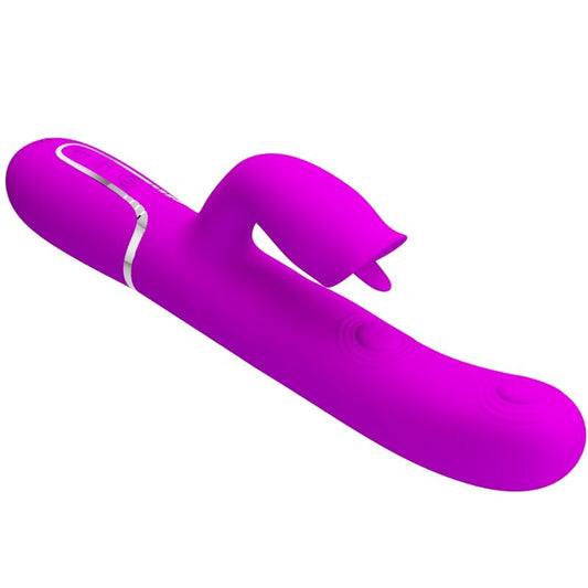 PRETTY LOVE - VIBRADOR CONEJO CON LAMIGAS FUCSIA