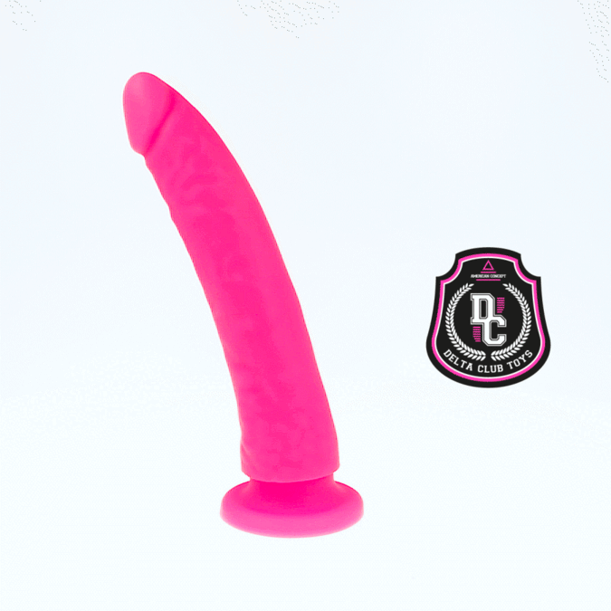 DELTA CLUB - GODE RÉALISTE ROSE SILICONE MÉDICAL 20 CM -OU- 4 CM