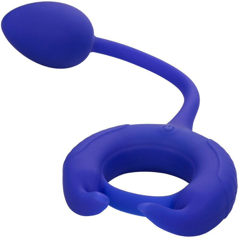 CALEXOTICS - ANILLO PARA PENE CON PESO ADMIRAL AZUL