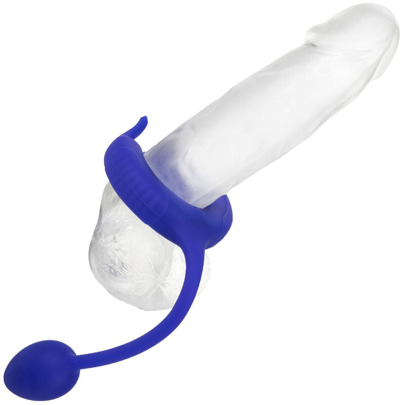 CALEXOTICS - ANILLO PARA PENE CON PESO ADMIRAL AZUL