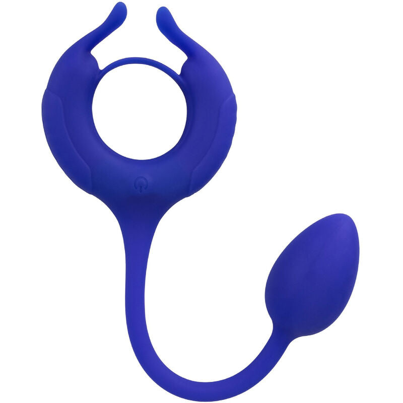 CALEXOTICS - ANILLO PARA PENE CON PESO ADMIRAL AZUL