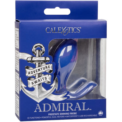 CALEXOTICS - ADMIRAL RIMMING STIMULATEUR ET VIBRATEUR DE PROSTATE BLEU