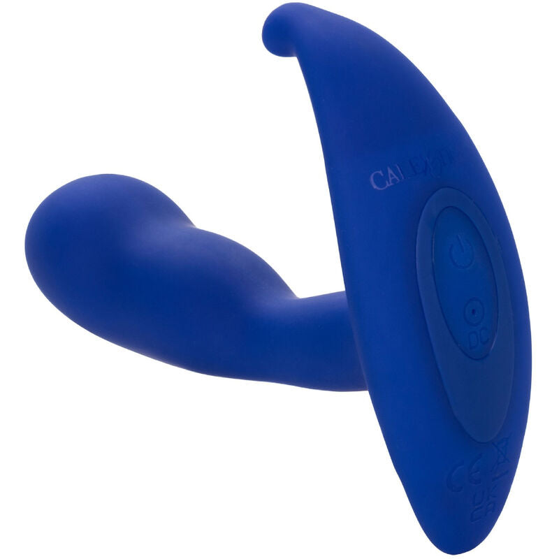 CALEXOTICS - ADMIRAL CURVED ANAL STIMULATOR & VIBRATOR BLUE