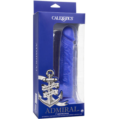 CALEXOTICS - ADMIRAL SAILOR VIBRATEUR DILDO RÉALISTE BLEU