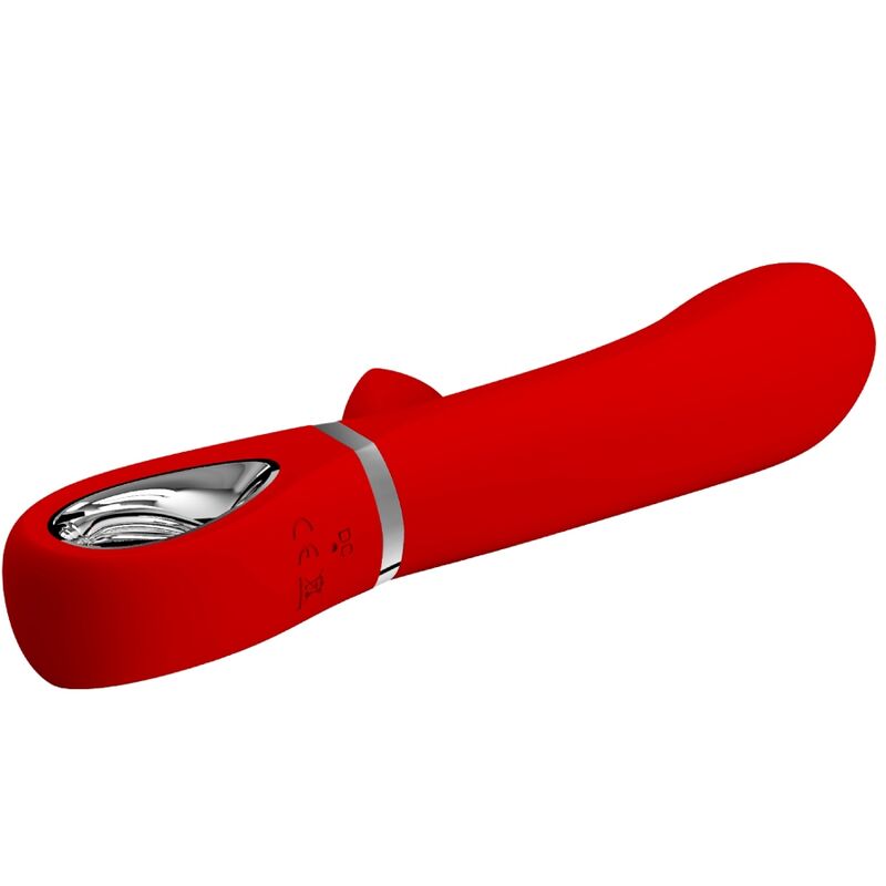 PRETTY LOVE - VIBRADOR MULTIFUNCIÓN PUNTO G THOMAS ROJO