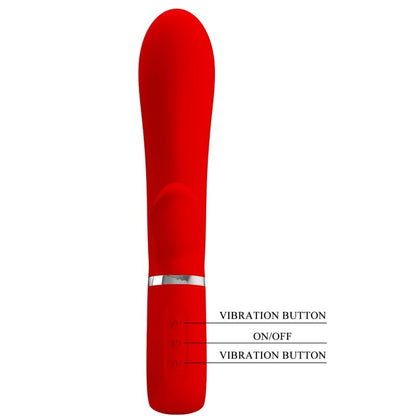 PRETTY LOVE - VIBRADOR MULTIFUNCIÓN PUNTO G THOMAS ROJO