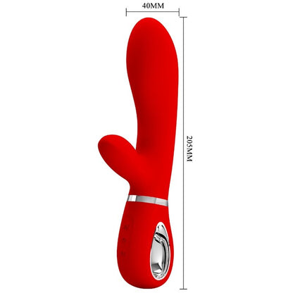 PRETTY LOVE - VIBRADOR MULTIFUNCIÓN PUNTO G THOMAS ROJO