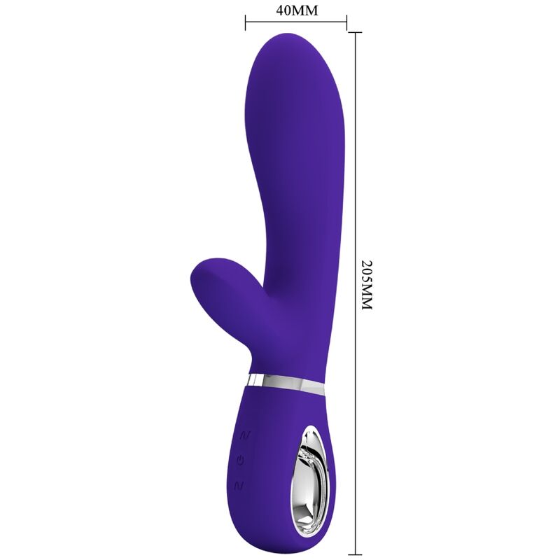 PRETTY LOVE - THOMAS VIBRATEUR MULTIFONCTION POINT G VIOLET