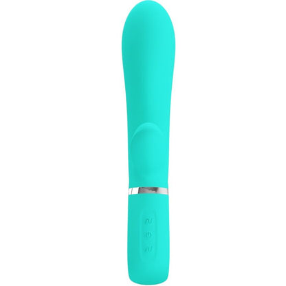 PRETTY LOVE - THOMAS MULTIFUNCTION G-SPOT VIBRATOR AQUA GREEN