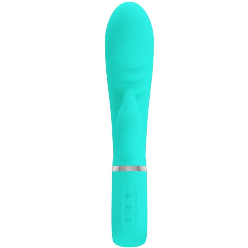 PRETTY LOVE - VIBRATEUR POINT G MULTIFONCTION PRESCOTT AQUA GREEN