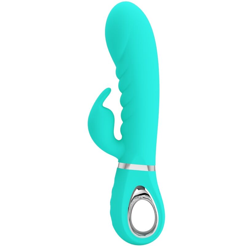 PRETTY LOVE - VIBRATEUR POINT G MULTIFONCTION PRESCOTT AQUA GREEN