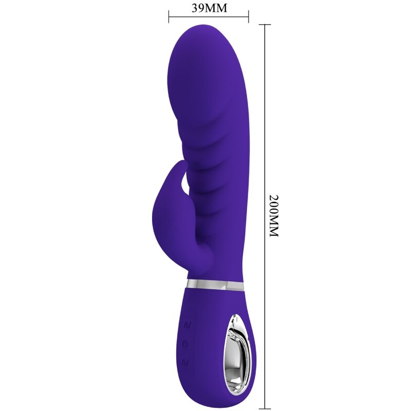 PRETTY LOVE - VIBRADOR MULTIFUNCIÓN PUNTO G PRESCOTT MORADO