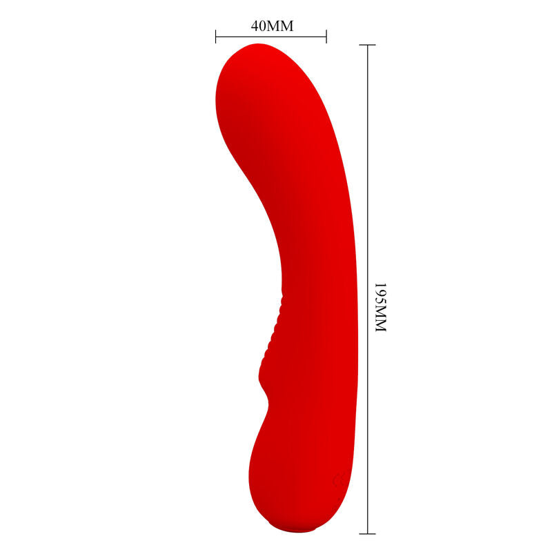 PRETTY LOVE - VIBRADOR RECARGABLE PRESCOTT ROJO