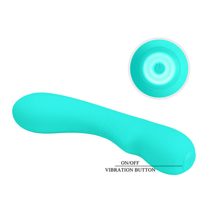 PRETTY LOVE - VIBRATEUR RECHARGEABLE PRESCOTT AQUA GREEN