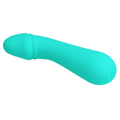 PRETTY LOVE - VIBRATEUR RECHARGEABLE CETUS AQUA GREEN