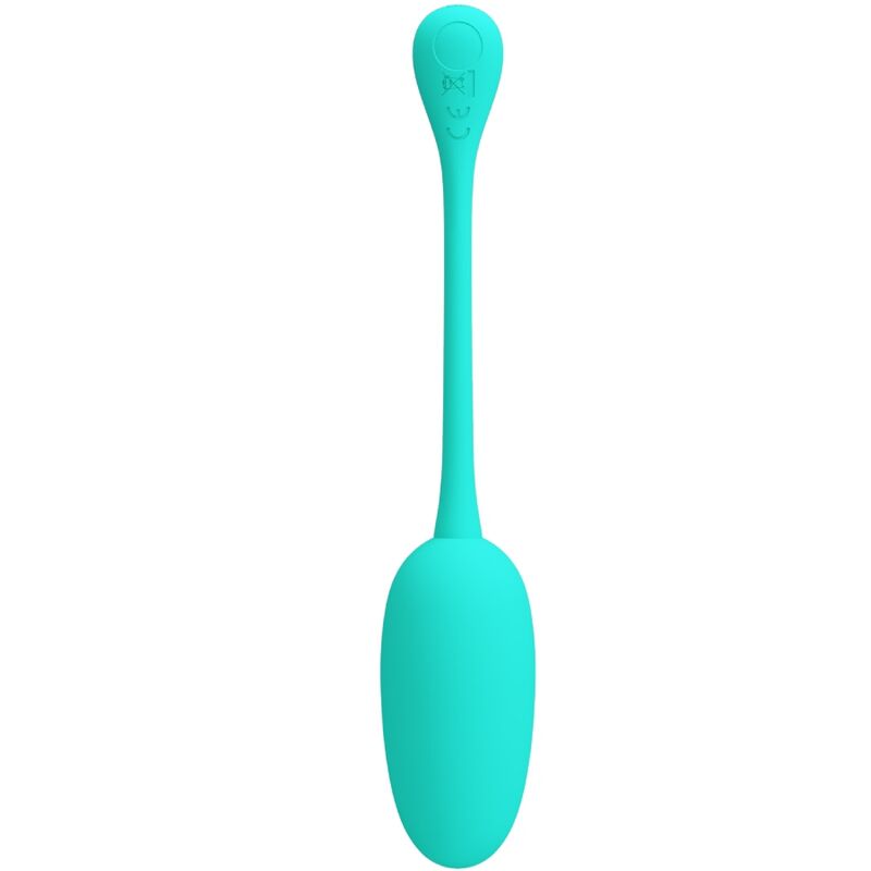 PRETTY LOVE - KNUCKER WATER GREEN RECHARGEABLE VIBRATING EGG