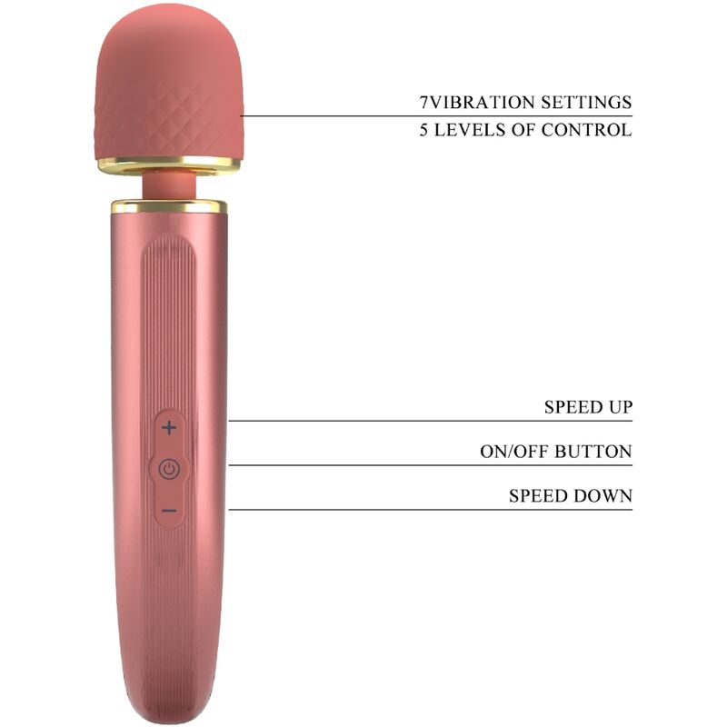 PRETTY LOVE - MASSEUR 7 MODES DE VIBRATIONS ROSE