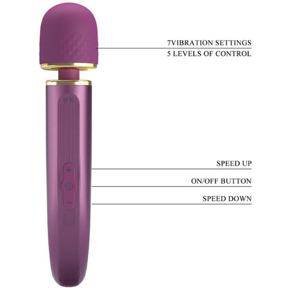 PRETTY LOVE - MASSEUR 7 MODES DE VIBRATIONS VIOLET