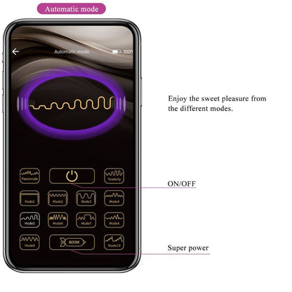 PRETTY LOVE - CATALINA VIBRATOR APP REMOTE CONTROL PURPLE