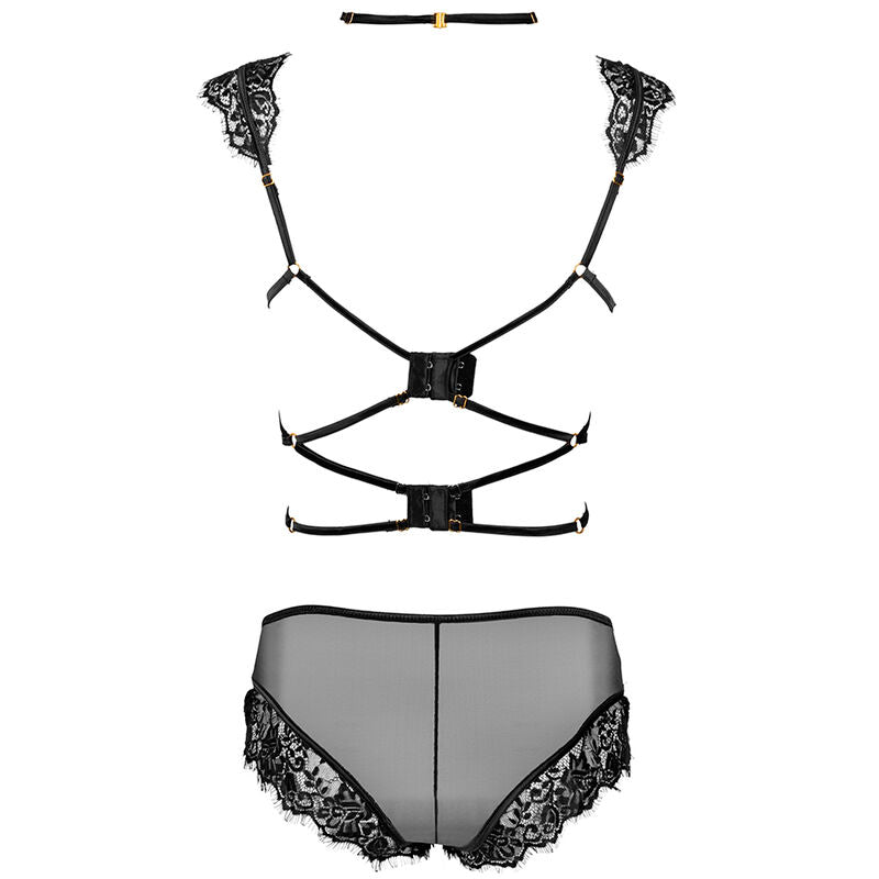 LIVCO CORSETTI FASHION - PALMENOM LC 90614 BRA + PANTY BLACK