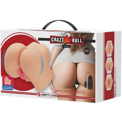 CRAZY BULL - VIBRADOR HAILEY DE VAGINA Y ANO REALISTAS