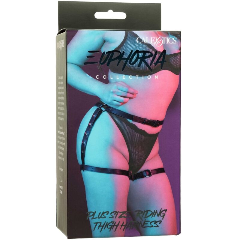 CALEXOTICS - EUPHORIA PLUS SIZE RIDING THIGH HARNESS