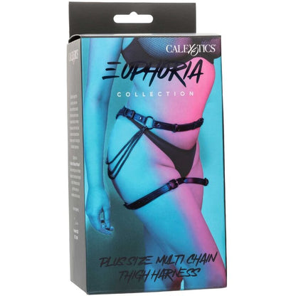 CALEXOTICS - EUPHORIA PLUS SIZE MULTI CHAIN THIGH HARNESS