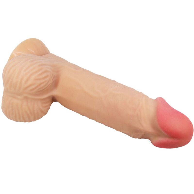 PRETTY LOVE - SLIDING SKIN SERIES REALISTIC DILDO WITH SLIDING SKIN SUCTION CUP 20.6 CM