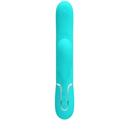 PRETTY LOVE - PERLITA MULTIFUNCTION 3 IN 1 G-SPOT VIBRATOR AQUA GREEN