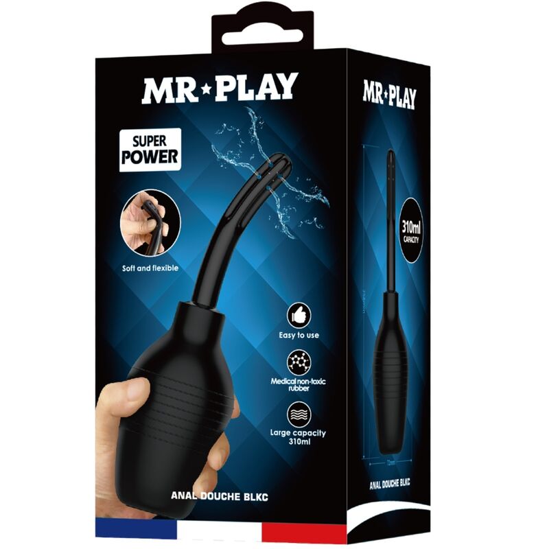 MR PLAY - ANAL DOUCHE BLKC SUPER POWER BLACK