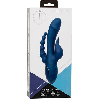 CALEXOTICS - VIBRATOR TRIPLE ORGASM BLUE