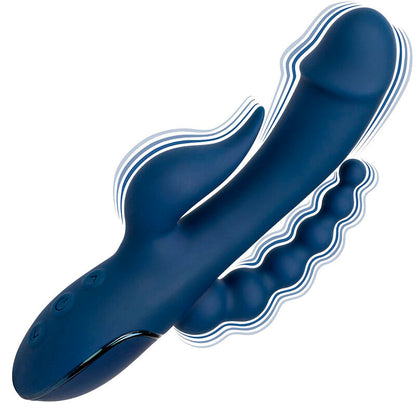 CALEXOTICS - VIBRATOR TRIPLE ORGASM BLUE