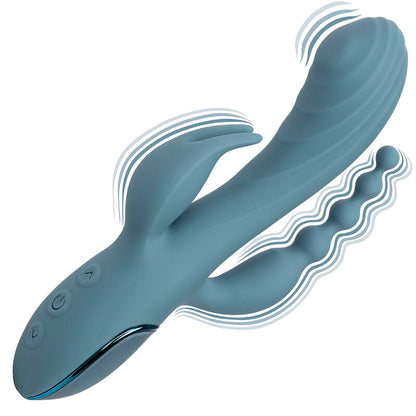 CALEXOTICS - VIBRATEUR TRIPLE ECSTASY GRIS