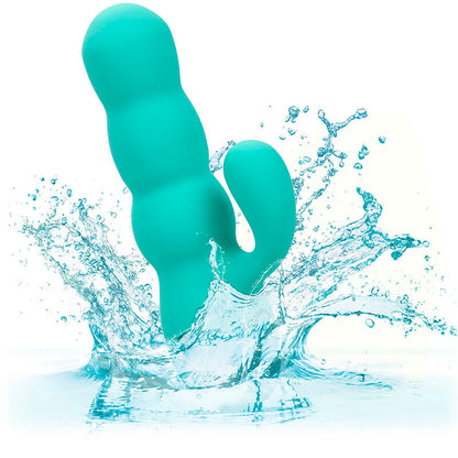 CALEXOTICS - DEL MAR DIVA VIBRATOR RABBIR AQUA GREEN BY CALIFORNIA DREAMING