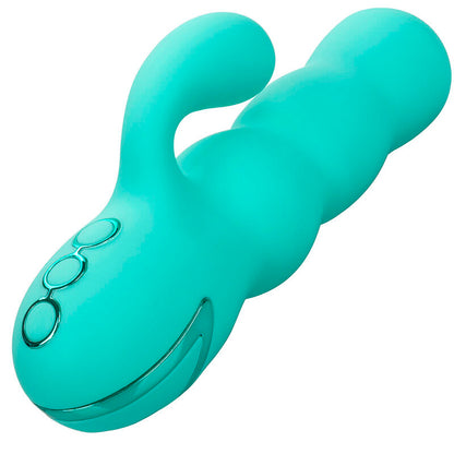 CALEXOTICS - DEL MAR DIVA VIBRATOR RABBIR AQUA GREEN BY CALIFORNIA DREAMING