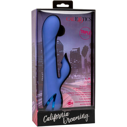 CALEXOTICS - VIBRADOR Y SUCCIONADOR LA LOVE AZUL DE CALIFORNIA DREAMING