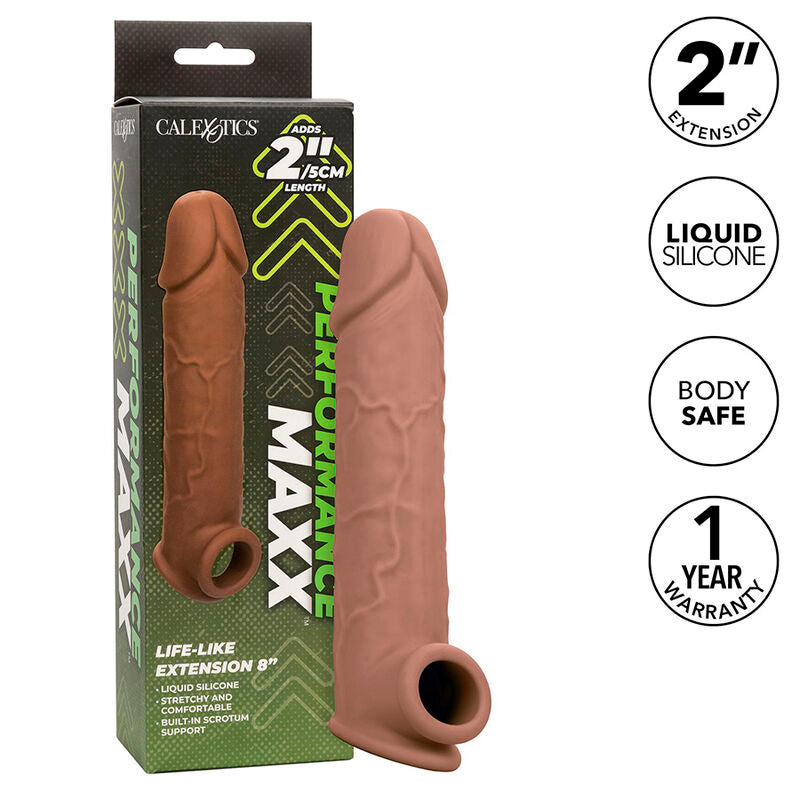 CALEXOTICS - PERFORMANCE MAXX LIFE-LIKE EXTENSION 8 BROWN SKIN