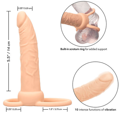 CALEXOTICS - PERFORMANCE MAXX RECHARGABLE DUAL PENETRATOR LIGHT SKIN