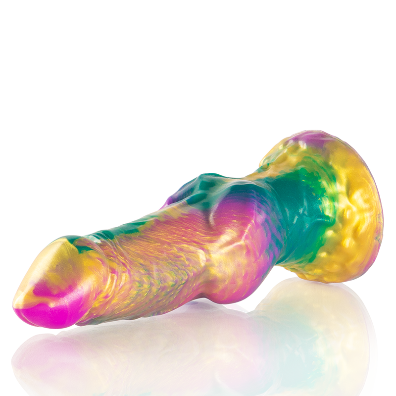 EPIC - IRIS DILDO AVEC TESTICULES DE PLAISIR ARC-EN-CIEL