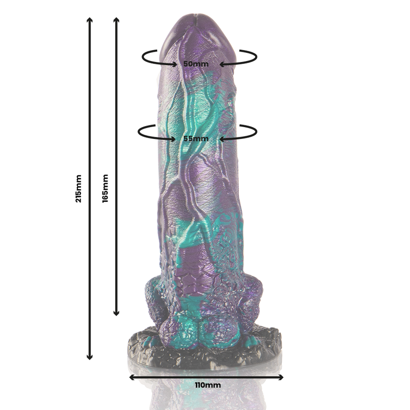 EPIC - BASILISK DILDO DOUBLE SCALY PLEASURE BIG SIZE