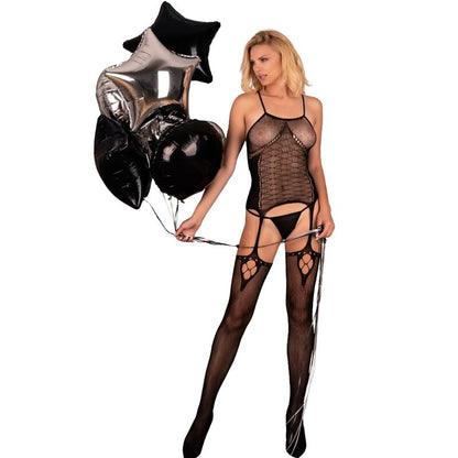 LIVCO CORSETTI FASHION - BODYSTOCKING AMRIN NEGRO TALLA ÚNICA